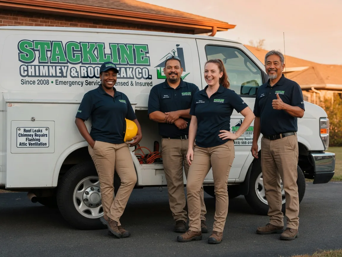 Chimney flashing repair company in Elmira, MI